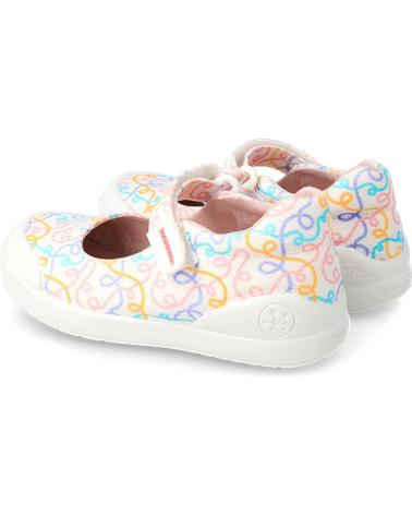 girl shoes BIOMECANICS MERCEDITA NINAS BLANCO PIQUE
