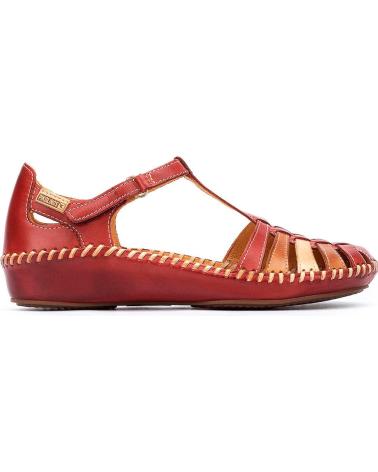 Sandalen für Damen PIKOLINOS CUNAS 655-0843 BURDEOS ROJO