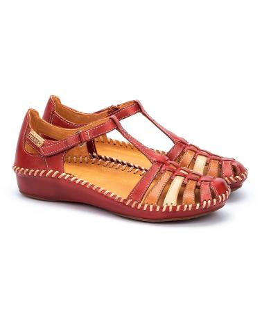 Sandales pour Femme PIKOLINOS CUNAS 655-0843 BURDEOS ROJO