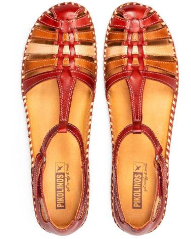 Sandales pour Femme PIKOLINOS CUNAS 655-0843 BURDEOS ROJO