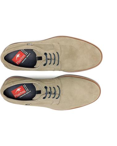 Scarpe per Uomo FLUCHOS ZAPATOS TRISTAN AFELPADO F1744 BEIGE