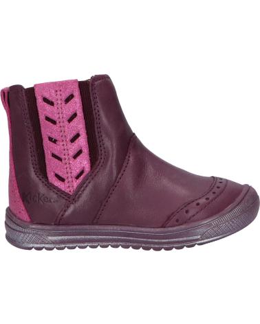 Stivali per Bambina KICKERS 829980 BELKY 143 VIOLET FONCE METALLISE