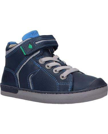 Bottes pour Garçon KICKERS 830090 IRELAS 103 MARINE BLEU