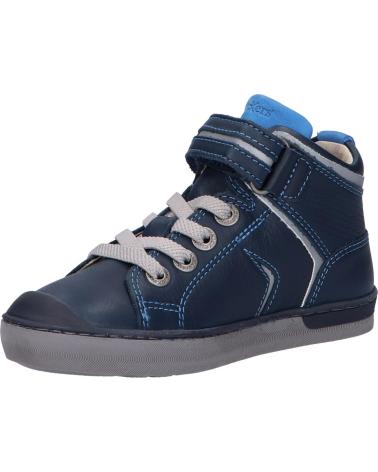Bottes pour Garçon KICKERS 830090 IRELAS 103 MARINE BLEU