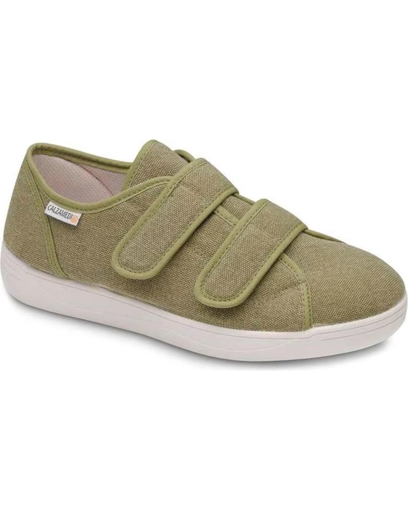 Scarpe sport per Donna CALZAMEDI ZAPATOS ORTOPEDICOS LONA 3088 KAKI