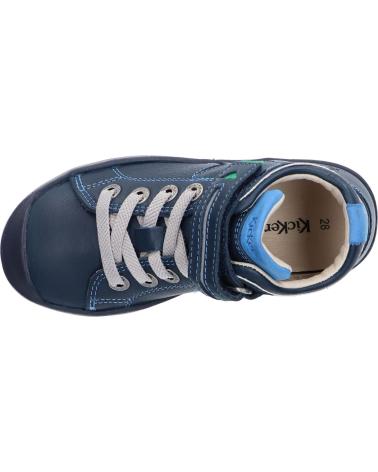 Bottes pour Garçon KICKERS 830090 IRELAS 103 MARINE BLEU