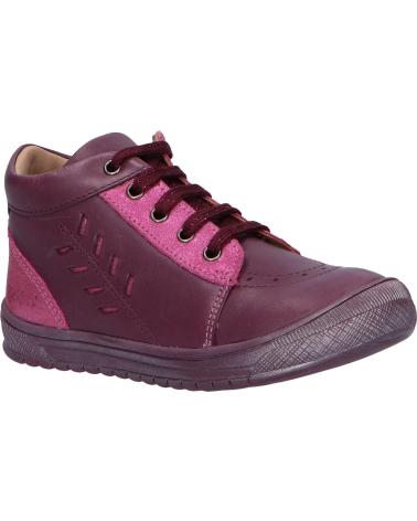 Bottines pour Fille KICKERS 829930 BILOP 143 VIOLET FONCE METALLISE