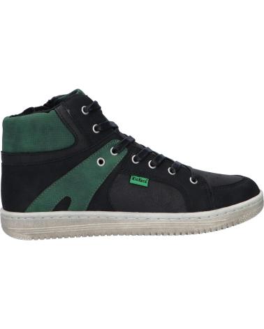 Botas de Niña y Niño KICKERS 739353 LOWELL 82 NOIR VERT