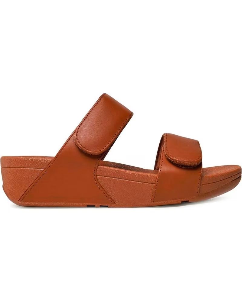 Sandálias de Mulher FITFLOP SANDALIAS FV6 LULU ADJUSTABLE LEATHER SLIDES LIGHTTAN
