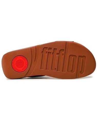 Sandálias de Mulher FITFLOP SANDALIAS FV6 LULU ADJUSTABLE LEATHER SLIDES LIGHTTAN