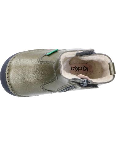 girl boots KICKERS 830370 SOCOOL CHO 16 ARGENT
