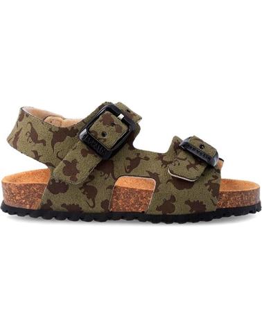 Sandali per Bambino garvalin SANDALIAS 232666 ESTAMPADO CAMUFLAJE KAKI
