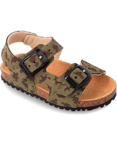 Sandali per Bambino garvalin SANDALIAS 232666 ESTAMPADO CAMUFLAJE KAKI