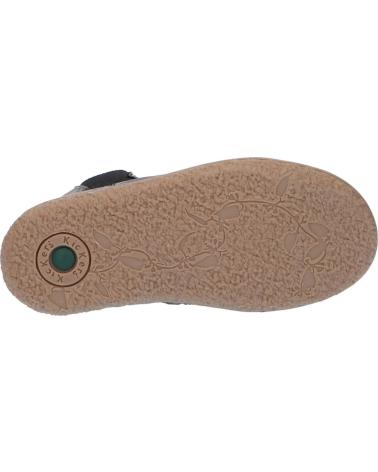 Botas de Niña y Niño KICKERS 744611 VERMILLON 82 NOIR ARGENT METALLISE