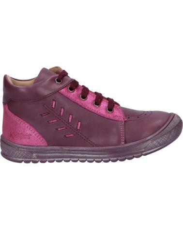 Bottines pour Fille KICKERS 829930 BILOP 143 VIOLET FONCE METALLISE