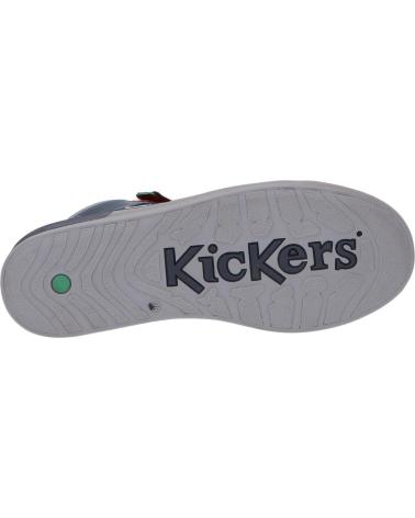 boy boots KICKERS 830090 IRELAS 93 MARRON FONCE MARINE