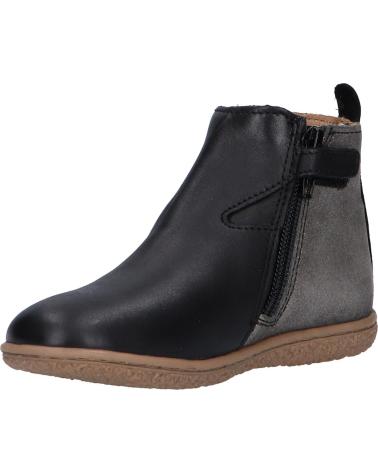 Botas de Niña y Niño KICKERS 744611 VERMILLON 82 NOIR ARGENT METALLISE