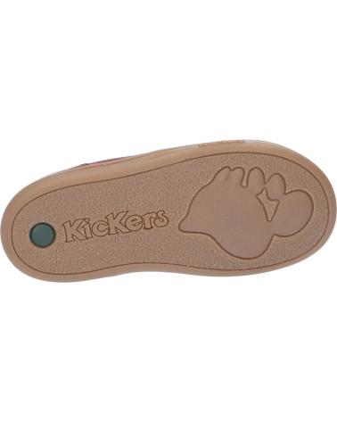 Stivali per Bambina e Bambino KICKERS 829890 TACKFLO 182 BORDEAUX BLANC BLEU