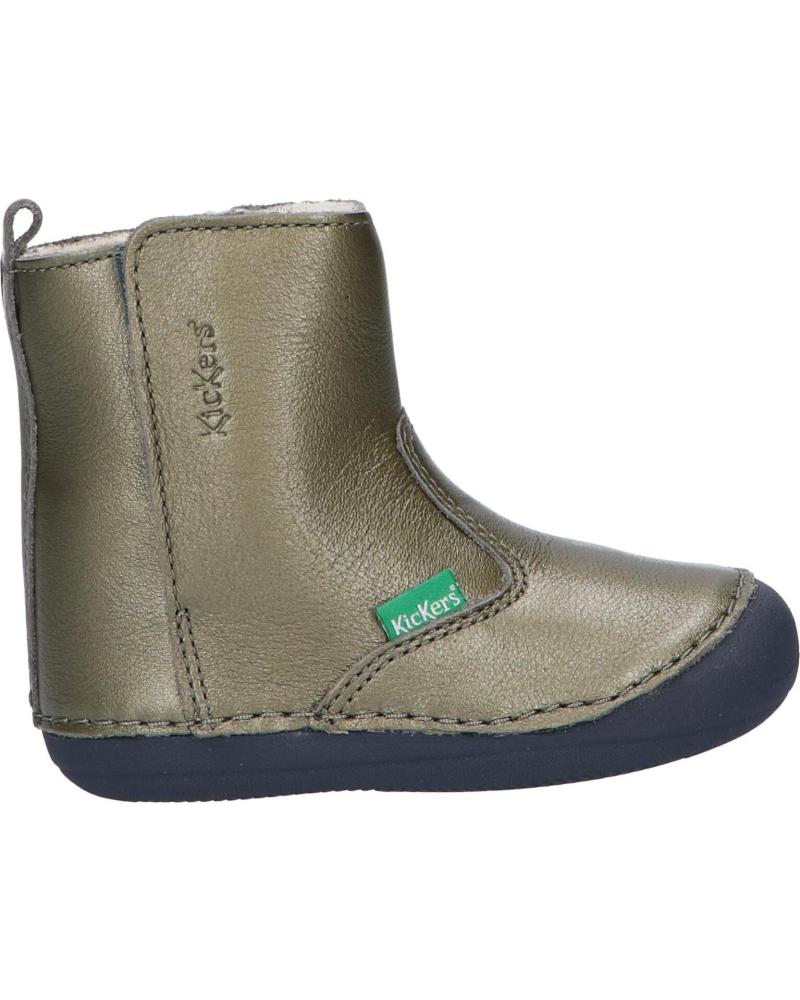 girl boots KICKERS 830370 SOCOOL CHO 16 ARGENT