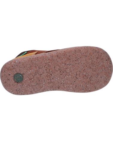Botines de Niña y Niño KICKERS 830281 BONZIP-2 91 MARRON CAMEL TRICOLORE