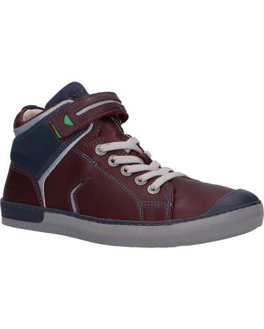boy boots KICKERS 830090 IRELAS 93 MARRON FONCE MARINE