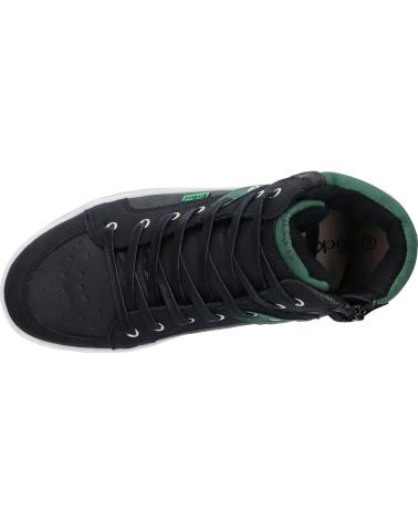 Botas de Niña y Niño KICKERS 739353 LOWELL 82 NOIR VERT