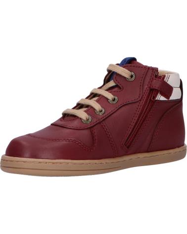 Stivali per Bambina e Bambino KICKERS 829890 TACKFLO 182 BORDEAUX BLANC BLEU