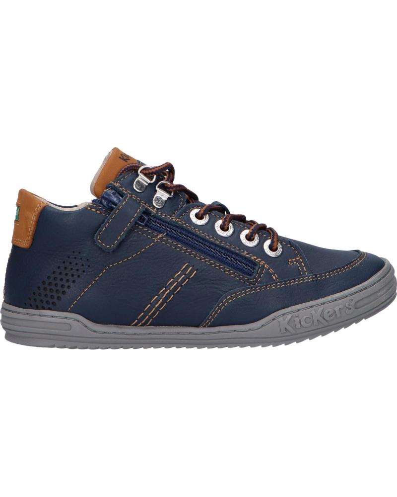 Zapatos de Niño KICKERS 830100 JOULA 102 MARINE CAMEL