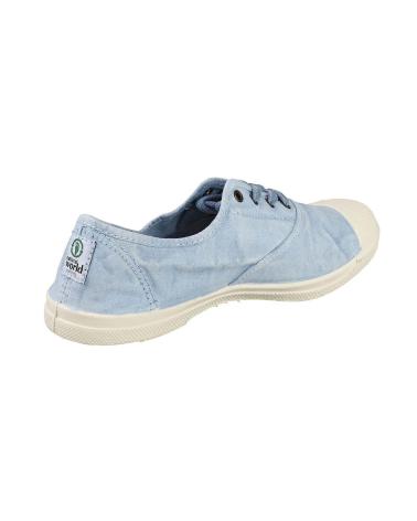 Zapatos de Mujer natural world ZAPATILLAS LONA 102E CELESTE TURQUESA