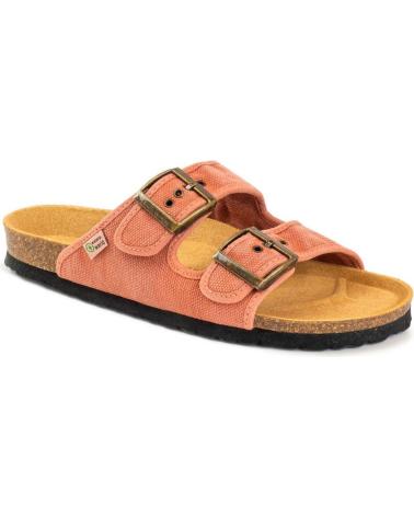 Sandalias de Mujer NATURAL WORLD SANDALIAS PLANAS 7001E NARANJA