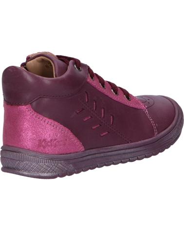 Bottines pour Fille KICKERS 829930 BILOP 143 VIOLET FONCE METALLISE