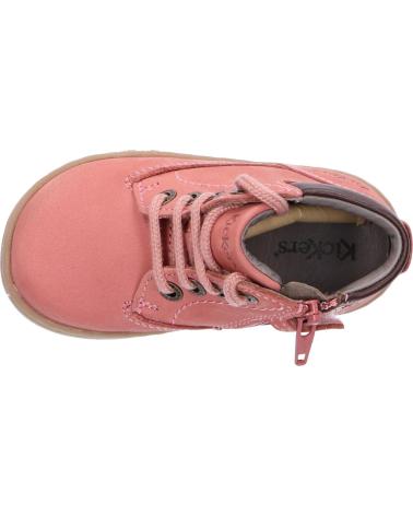 Botins de Menina KICKERS 537938 TACKLAND 131 ROSE CLAIR PERM
