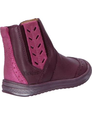 Stivali per Bambina KICKERS 829980 BELKY 143 VIOLET FONCE METALLISE
