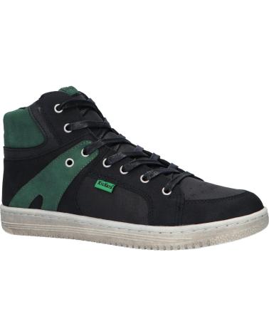 Botas de Niña y Niño KICKERS 739353 LOWELL 82 NOIR VERT