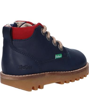 girl and boy boots KICKERS 829840 NEWNOBO 101 MARINE