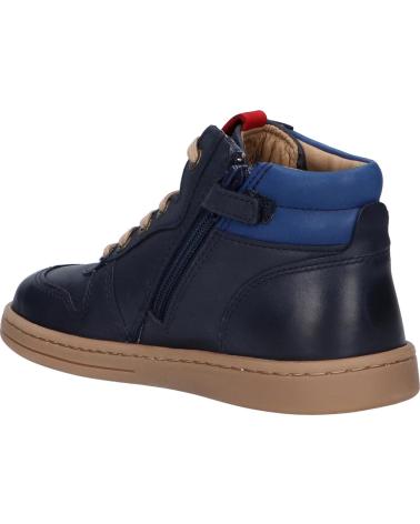 Stivali per Bambina e Bambino KICKERS 829890 TACKFLO 103 MARINE BLEU ROUGE