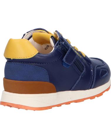 Sportschuhe für Mädchen und Junge KICKERS 829781 DENVER MID 102 MARINE JAUNE