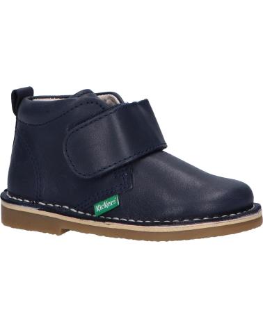 girl and boy Mid boots KICKERS 829901 TYPTOP 101 MARINE