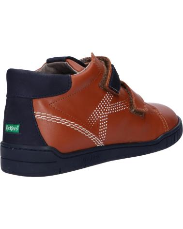 Zapatos de Niña y Niño KICKERS 830130 WINOPO 116 CAMEL MARINE