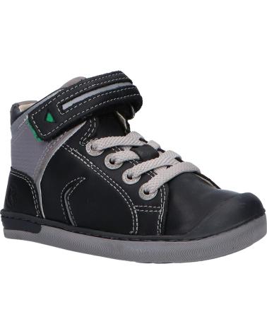 Bottes pour Garçon KICKERS 830090 IRELAS 81 NOIR GRIS