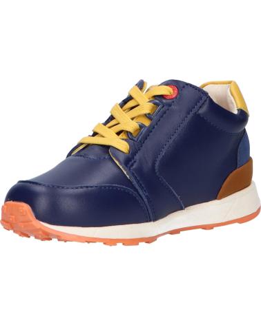 Sportschuhe für Mädchen und Junge KICKERS 829781 DENVER MID 102 MARINE JAUNE