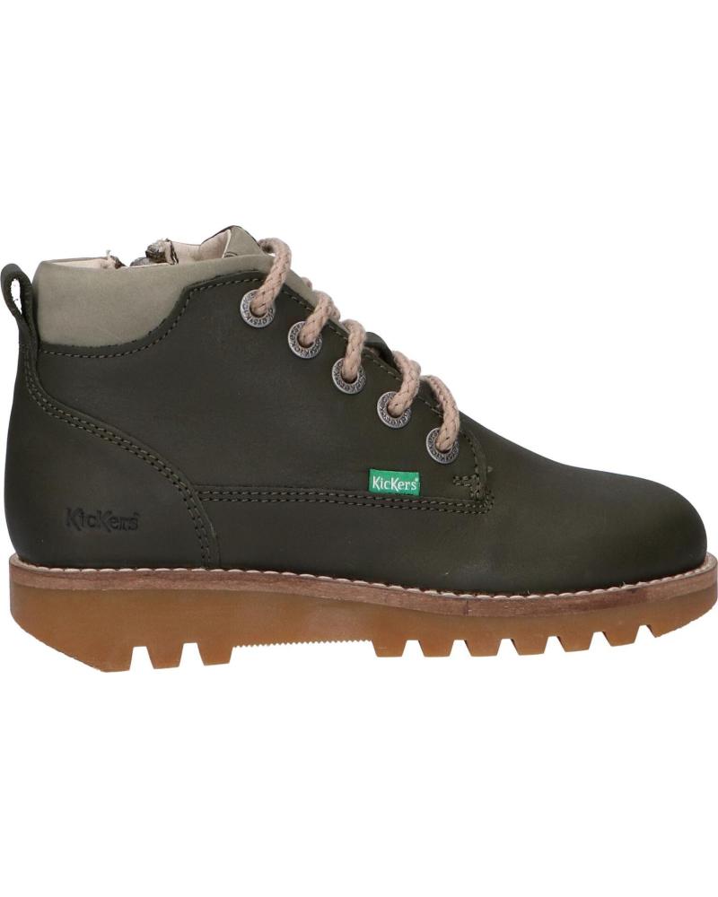 girl and boy boots KICKERS 829840 NEWNOBO 202 KAKI