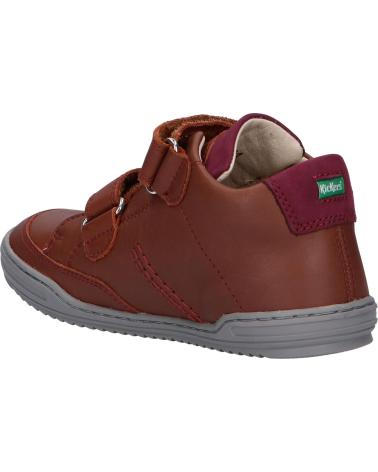Zapatos de Niño KICKERS 830110 JOUVO 91 MARRON BORDEAUX