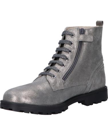 Bottes pour Fille KICKERS 830041 GROOKE 16 ARGENT METALLISE