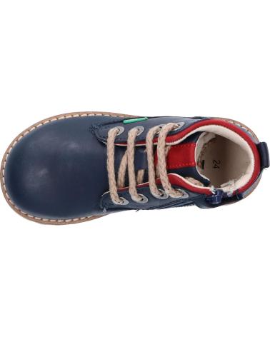 girl and boy boots KICKERS 829840 NEWNOBO 101 MARINE