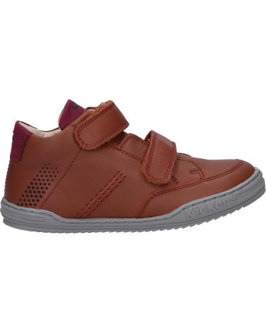 Zapatos de Niño KICKERS 830110 JOUVO 91 MARRON BORDEAUX