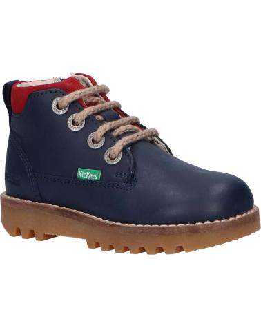 girl and boy boots KICKERS 829840 NEWNOBO 101 MARINE