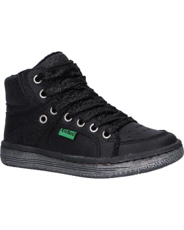 Botas de Niña KICKERS 739352 LOWELL 81 NOIR BRILLANT