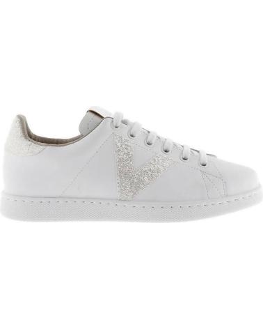 Esportes  de Mulher VICTORIA SNEAKERS GLITTER 1125188 BLANCO