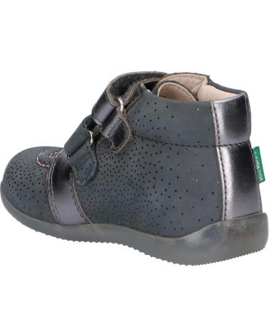 Bottines pour Fille KICKERS 829620 BANGGY 122 GRIS BRILLANT
